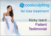 CoolSculpting fat loss treatment - Nicky Isard Testimonial