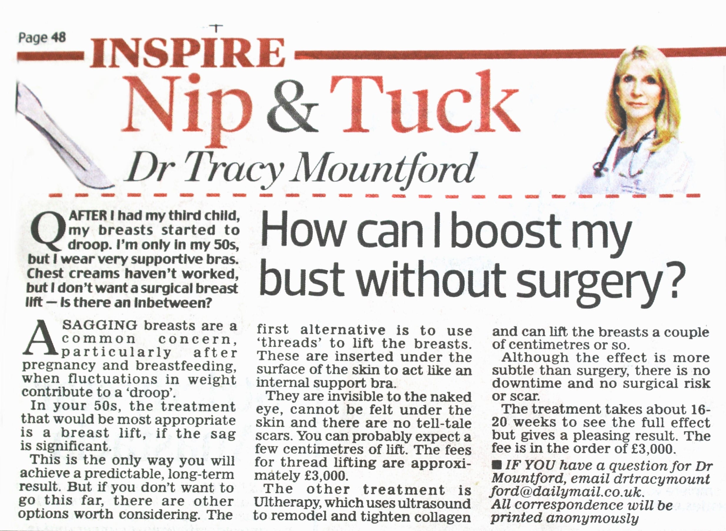 dail-mail-nip-and-tuck-10-October-2016-dr-tracy-mountford-non-surgical cosmetic treatments
