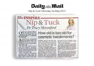 A Daily Mail reader asks if she is too old for cosmetic treatments