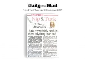 Neck wrinkles in the Daily Mail Nip & Tuck column Daily Mail Nip & Tuck wrinkly neck reader question