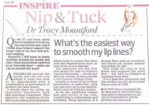 Nip & Tuck - easiest way to smooth lip lines