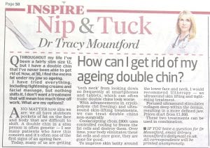 How to get rid of an ageing double chin in the Daily Mail