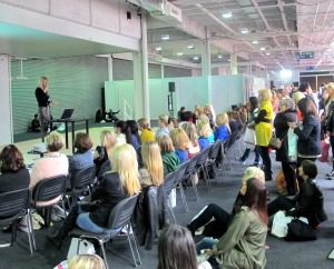 Dr Mountford presenting at 'The Anti-Ageing Show' London
