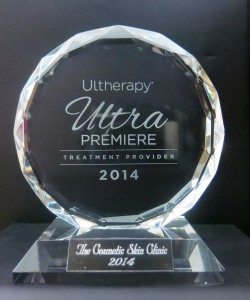Ultherapy Ultra Premiere Treatment Provider 2014 Award