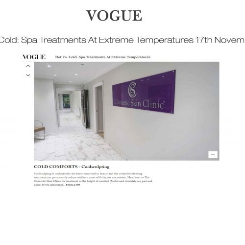 Hot Vs. Cold Spa Treatments The Cosmetic Skin Clinic